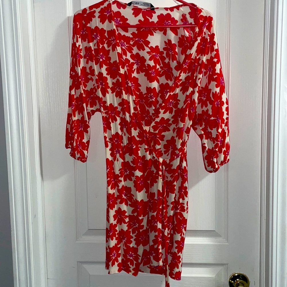 Mini flower print dress